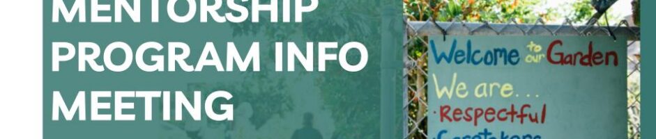 Mentorship Program Informational Session